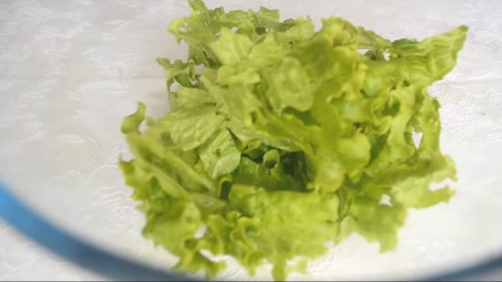 Салат из редиса и брынзы