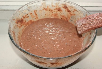 Шоколадно-карамельный бисквит на минералке