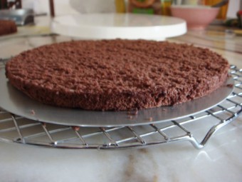 Торт «Улыбка негра» с творогом и печеньем – рецепт
