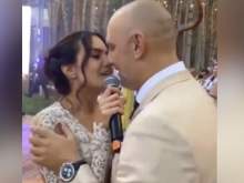 Экс-жена Потапа подарила жаркий поцелуй на его свадьбе с Каменской