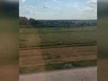 "Обошлось": Киркоров показал видео жесткой посадки самолета в Домодедово