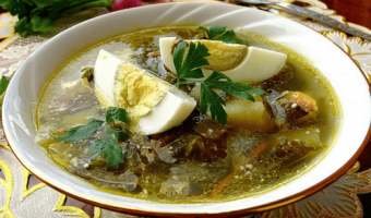 Зеленый суп с щавелем и яйцом: рецепты и методики приготовления
