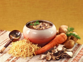 Лапша с грибами: рецепт на любой вкус для приготовления первых и вторых блюд