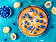 Пирог с ягодами на кефире: простой рецепт