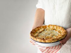 Заливной пирог с капустой