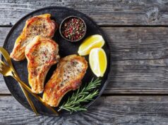 Стейки из кеты на гриле