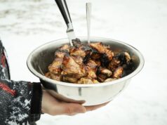 Свиные ребрышки в казане: пошаговый рецепт