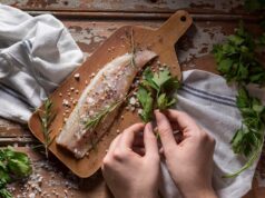 Морской окунь в духовке: Простой рецепт