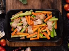 Филе индейки с овощами в мультиварке