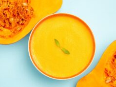 Тыквенный суп-пюре с цветной капустой