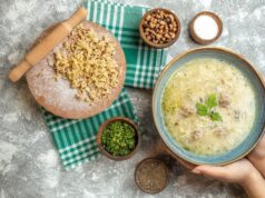 Суп с рисом и картошкой