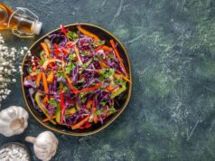 Вареный салат из моркови и свеклы