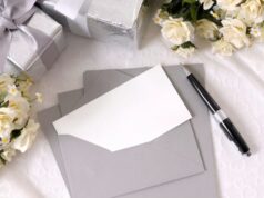 Красивое оформление конверта на свадьбу